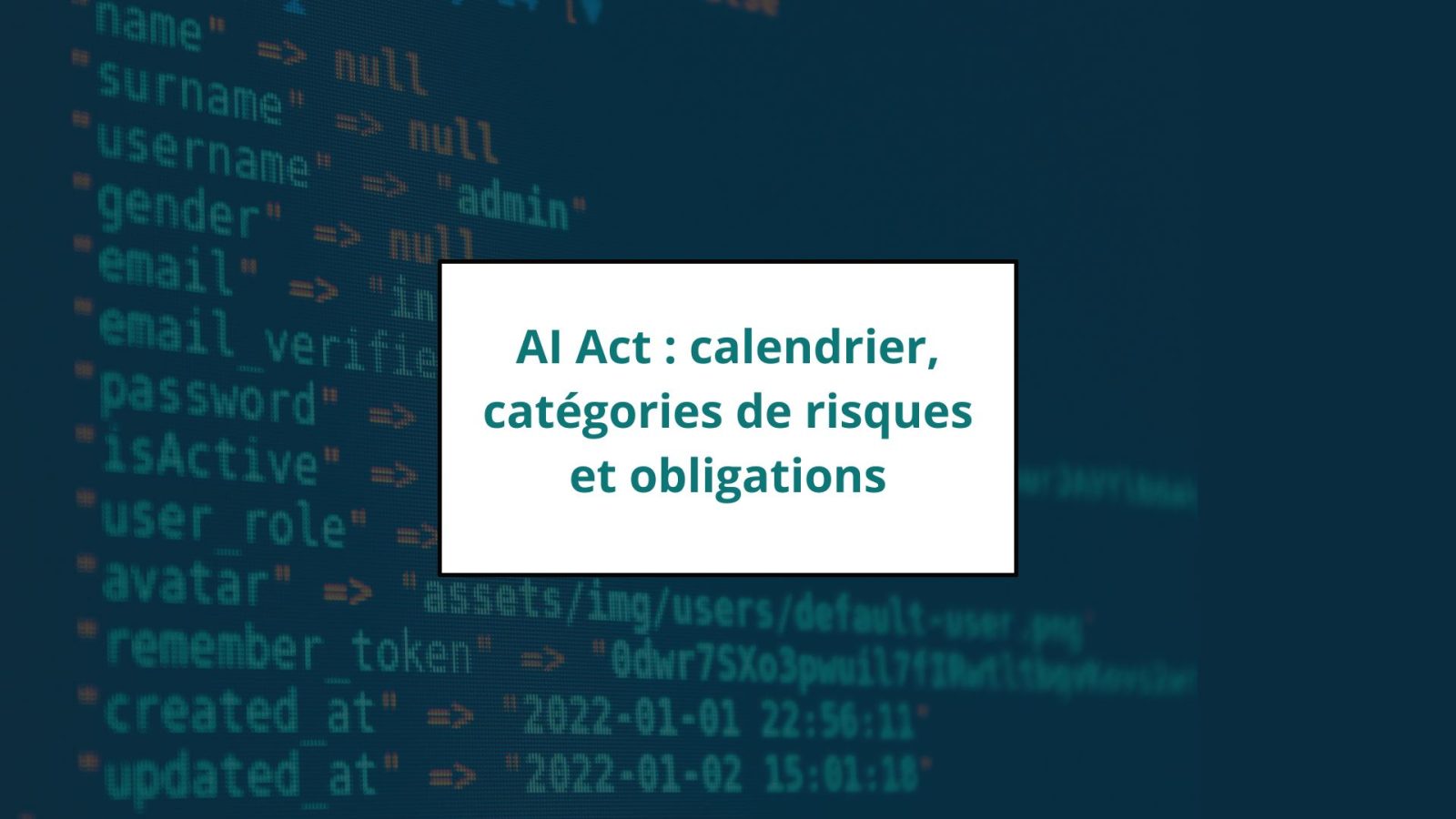 AI Act : calendrier, catégories de risques et obligations pour les entreprises